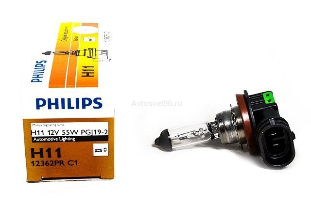 Лампа 12 В, Н11, 55 Вт, "Philips" [12362PR]